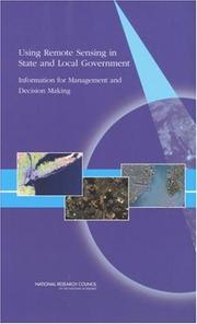 Cover of: Using Remote Sensing in State and Local Government by Steering Committee on Space Applications and Commercialization, National Research Council (US)