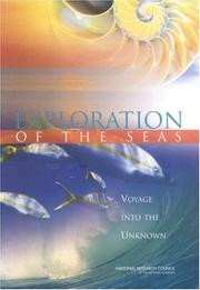 Cover of: Exploration of the Seas: Voyage into the Unknown