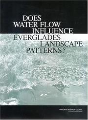 Cover of: Does water flow influence Everglades landscape patterns?