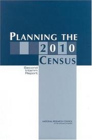 Cover of: Planning the 2010 Census: Second Interim Report