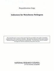 Cover of: Indicators for Waterborne Pathogens by Committee on Indicators for Waterborne Pathogens, National Research Council (US)