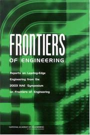 Cover of: Frontiers of Engineering by National Academy of Engineering., National Academy of Engineering.