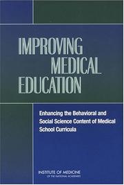 Improving Medical Education by Committee on Behavioral and Social Sciences in Medical School Curricula