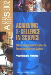 Cover of: Achieving XXcellence in Science: Role of Professional Societies in Advancing Women in Science by Committee on Women in Science and Engineering, National Research Council (US)