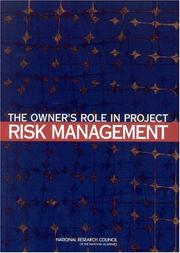 Cover of: The owner's role in project risk management