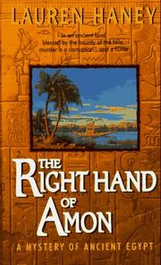 Cover of: The Right Hand of Amon by Lauren Haney