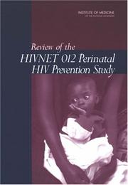 Cover of: Review of the HIVNET 012 Perinatal HIV Prevention Study