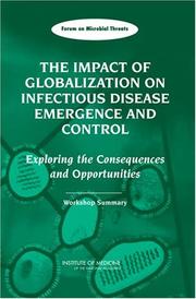 Cover of: The Impact of Globalization on Infectious Disease Emergence and Control by Forum on Microbial Threats