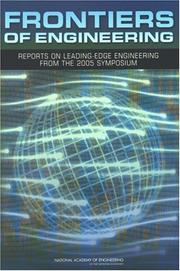 Cover of: Frontiers of Engineering by National Academy of Engineering., National Academy of Engineering.