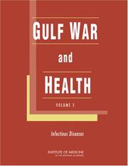 Cover of: Gulf War and Health | Committee on Gulf War and Health: Infectious Diseases