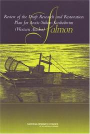 Cover of: Review of the Draft Research and Restoration Plan for Arctic-Yukon-Kuskokwim (Western Alaska) Salmon by Committee on Review of Arctic-Yukon-Kuskokwim (Western Alaska) Research and Restoration Plan for Salmon, National Research Council (US)