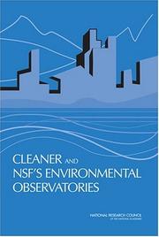 Cover of: CLEANER and NSF's Environmental Observatories