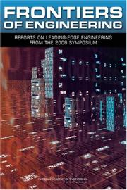 Cover of: Frontiers of Engineering by National Academy of Engineering., National Academy of Engineering.