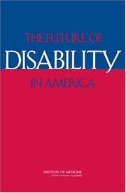 The Future of Disability in America by Committee on Disability in America