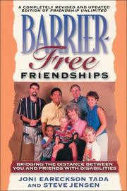 Cover of: Barrier-free friendships by Joni Eareckson Tada