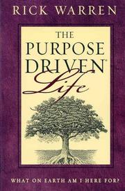 Cover of: Purpose-driven Life by Rick Warren
