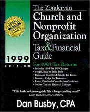 Cover of: Zondervan 1999 Church and Nonprofit Organization Tax & Financial Guide, The