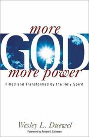 Cover of: More God, more power: filled and transfigured by the Holy Spirit