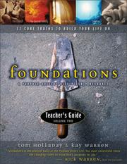 Cover of: Foundations Teacher's Guide Volume 2