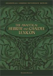 Cover of: Analytical Hebrew And Chaldee Lexico