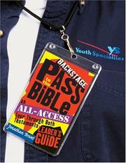 Cover of: Backstage Pass to the Bible--Leader's Guide