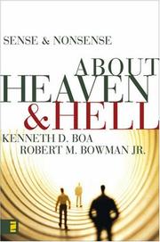 Cover of Sense and nonsense about heaven and hell