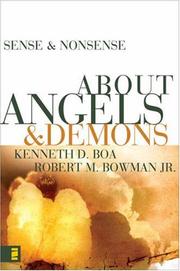 Cover of Sense and nonsense about angels and demons