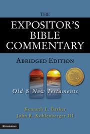 Cover of: Expositor's Bible CommentaryAbridged Edition, The: Two-Volume Set (Expositor's Bible Commentary)