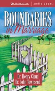 Cover of: Boundaries in Marriage by Henry Cloud, John Townsend