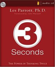 Cover of: 3 Seconds: The Power of Thinking Twice