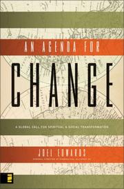 Cover of: An Agenda for Change: A Global Call for Spiritual and Social Transformation