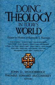 Cover of: Doing Theology in Today's World