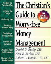 Cover of: The Christian's guide to worry-free money management