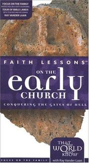 Cover of: Faith Lessons on the Early Church (Home Vol. 5)