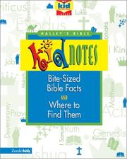 Cover of: Halley's Bible Kidnotes