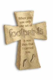 Cover of: Footprints Resin Standing Cross