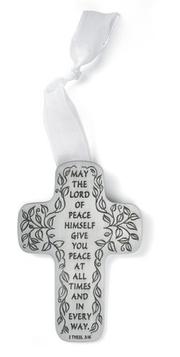 Cover of: May the Lord of Peace Pewter Cross | 