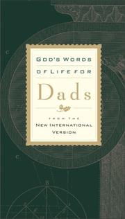 Cover of: God's Words of Life for Dads: From the New International Version (God's Words of Life)