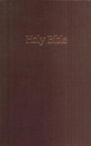 NIV Ministry/Pew Bible by Zondervan Publishing Company