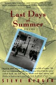 Cover of: Last Days of Summer by Steve Kluger