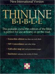 Cover of: NIV Thinline Bible, Indexed