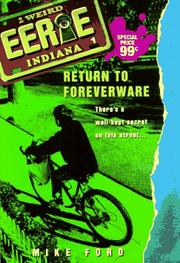 Cover of: Return to Foreverware (Eerie, Indiana)
