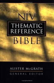 Cover of: NIV Thematic Reference Bible,The by Alister McGrath