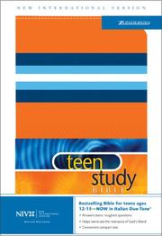 Cover of: Teen Study Bible (New International Version)