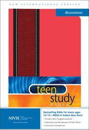 Cover of: NIV Teen Study Bible, Revised (New International Version)