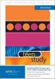 Cover of: NIV Teen Study Bible, Revised (New International Version, Orange / Pink  Italian Duo-Tone) | 