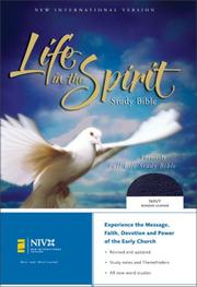 Cover of: NIV Life in the Spirit Study Bible by 