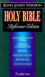 Cover of: King James Version Personal Reference Bible Black Bonded Leathe