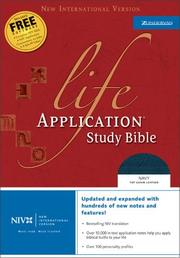 Cover of: NIV Life Application Study Bible | 