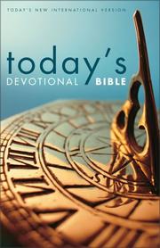 Cover of: Today's Devotional Bible by Zondervan Publishing Company, Zondervan Publishing Company